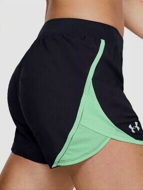 Under Armour Women's Black Loose  Shorts with Mint Trim Sx XL